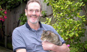 Rob and Harry the cat